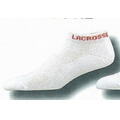 Custom Anklet or Footie Lacrosse Socks (10-13 Large)